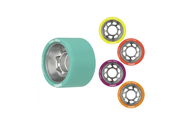 Radar Halo Alloy Wheels (4-Pack) By Riedell