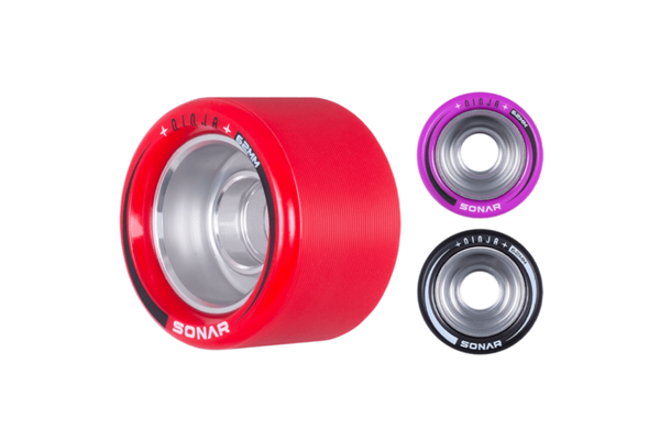 Sonar Ninja Speed 62mm x 43mm Wheels (4-Pack) By Riedell