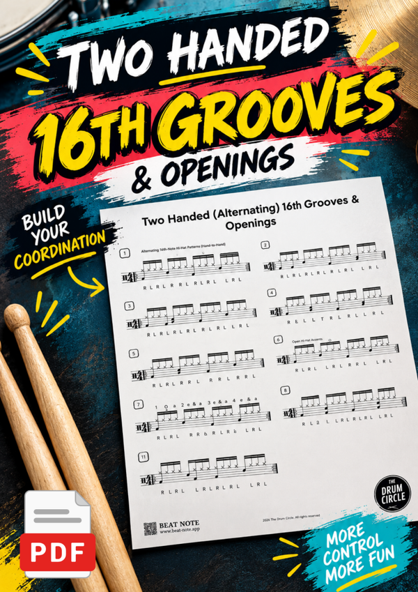 16th-Note Groove Fundamentals & Bass Drum Independence
