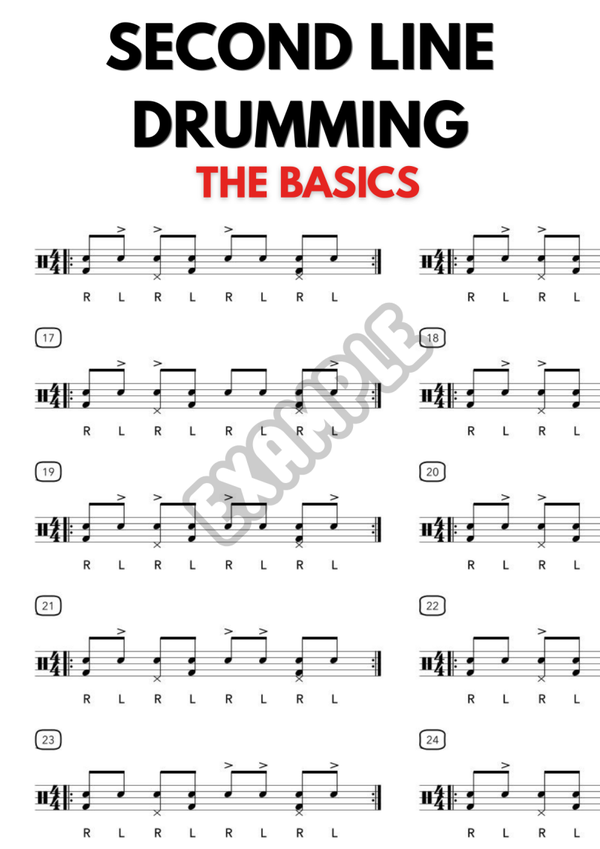 Second Line Drumming: The Basics