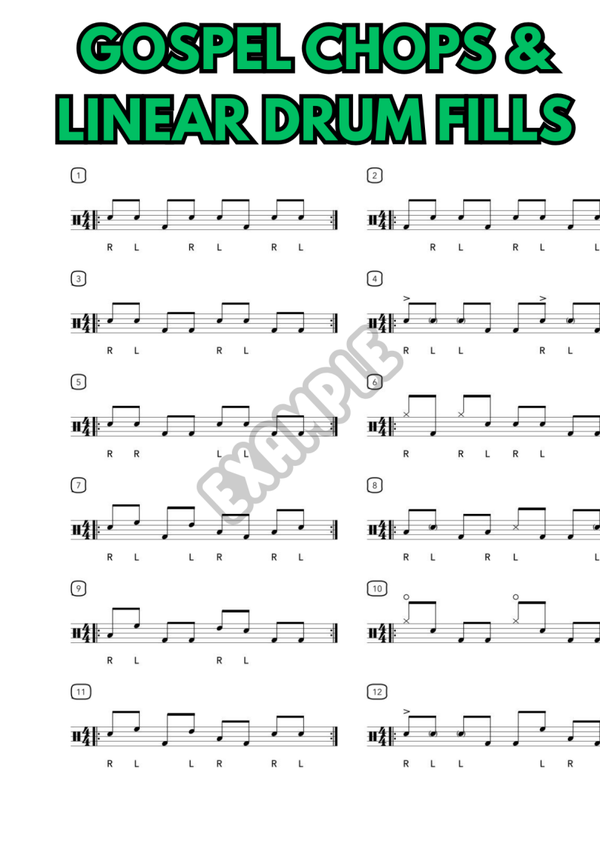 Gospel Chops & Linear Drum Fills