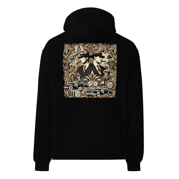 Play Cards Gambling Gangster Unisex Oversized Hoodie