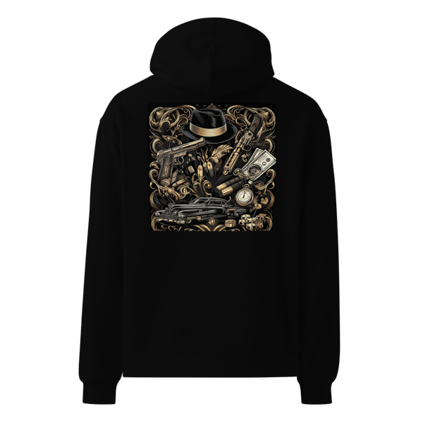 Play Cards Gangster Lifestyle Unisex Oversized Hoodie