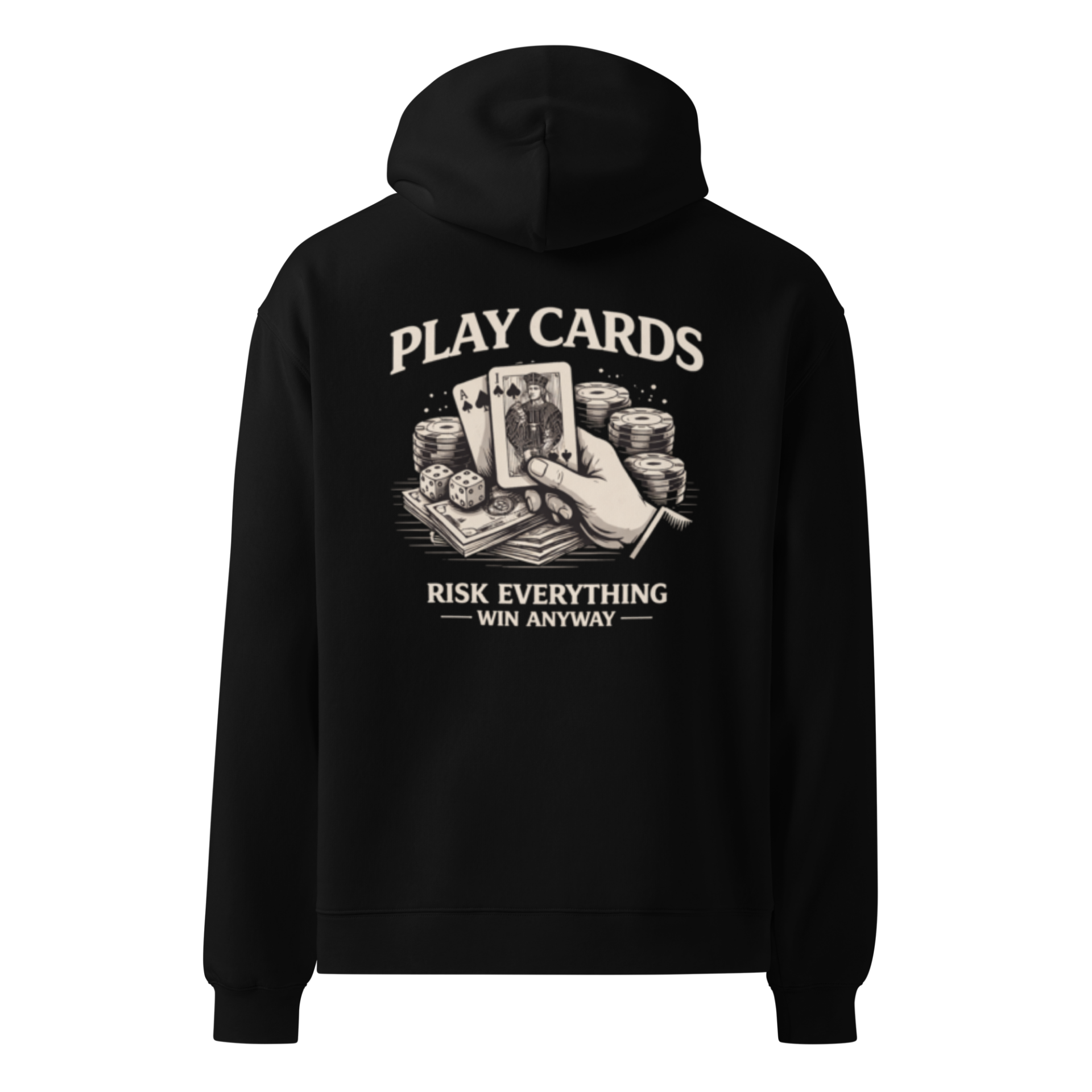 Play Cards Risk And Win Unisex Oversized hoodie