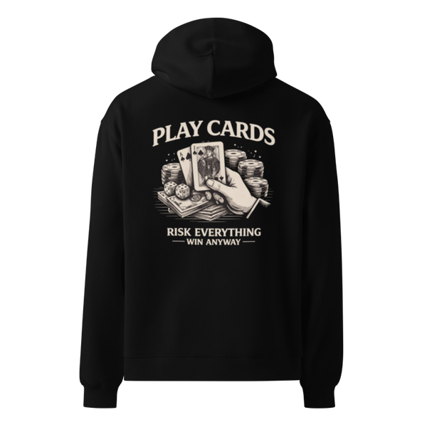 Play Cards Risk And Win Unisex Oversized hoodie