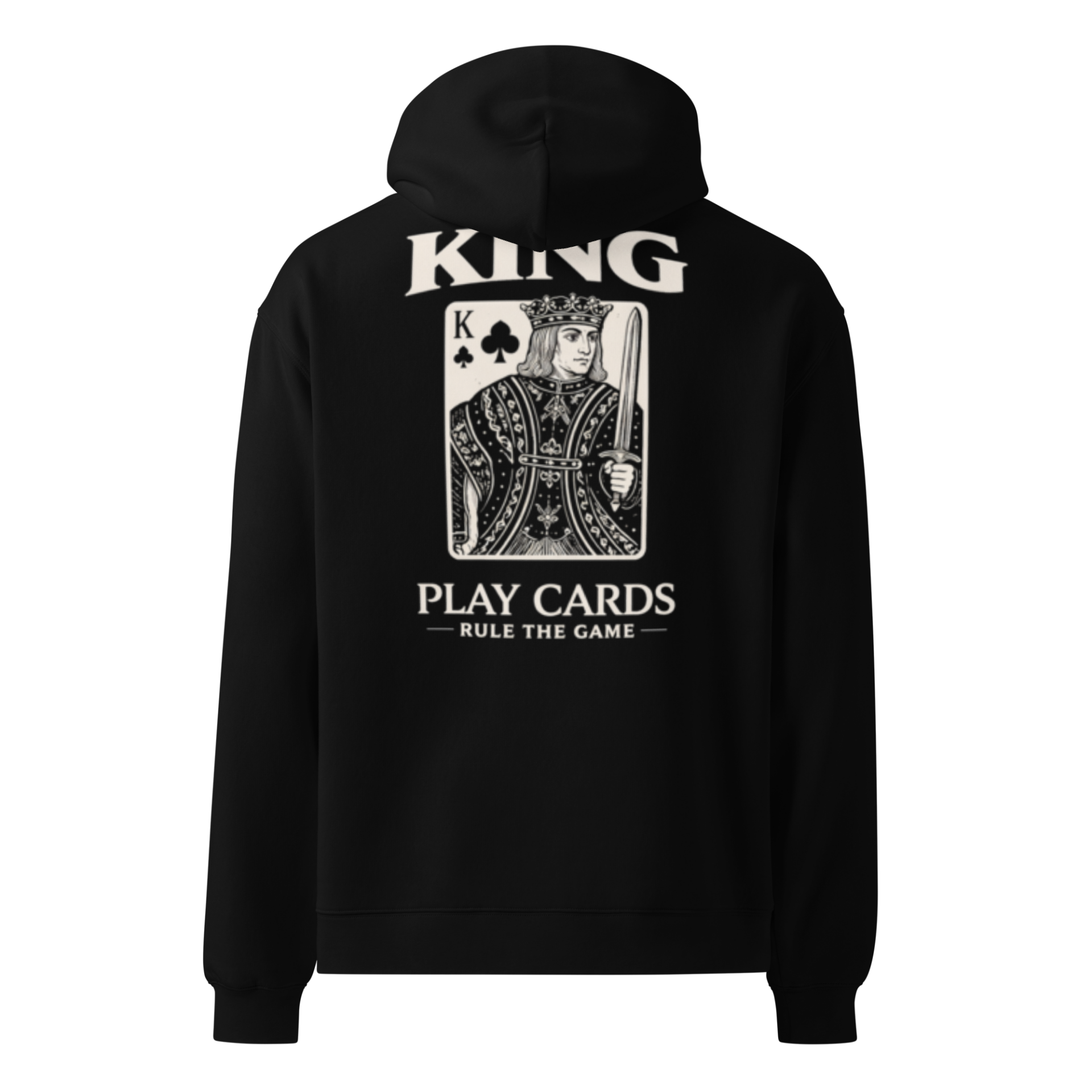 Play Cards Rule The Game Unisex Oversized hoodie