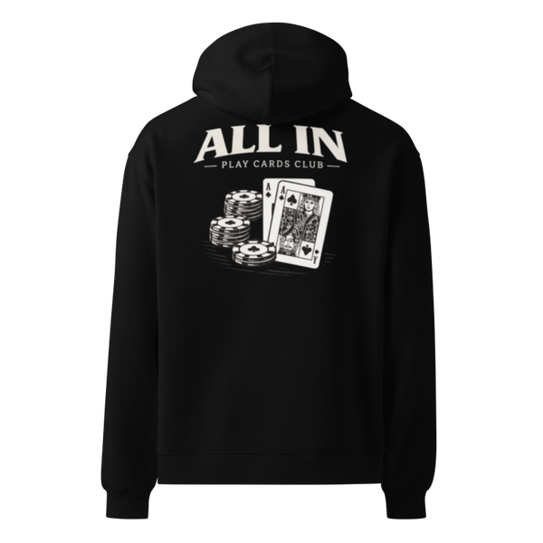 Play Cards All In Unisex Oversized hoodie
