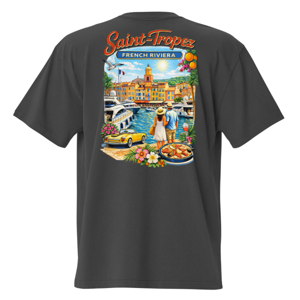 Nightshades St Tropez Oversized faded t-shirt (Multi color)
