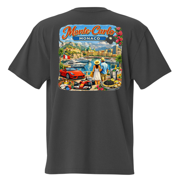 Nightshades Monaco Monte-Carlo Oversized faded t-shirt (multi color)