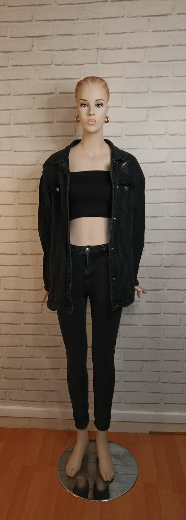 Veste ajourée en stretch