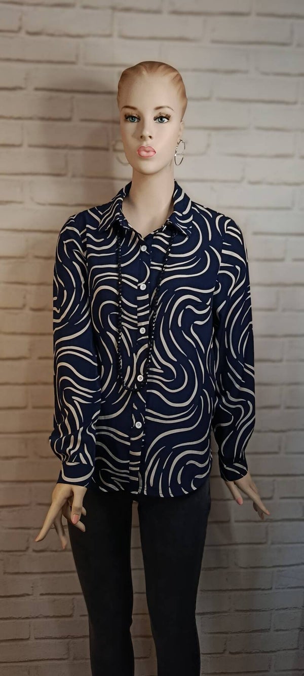 chemise à motifs