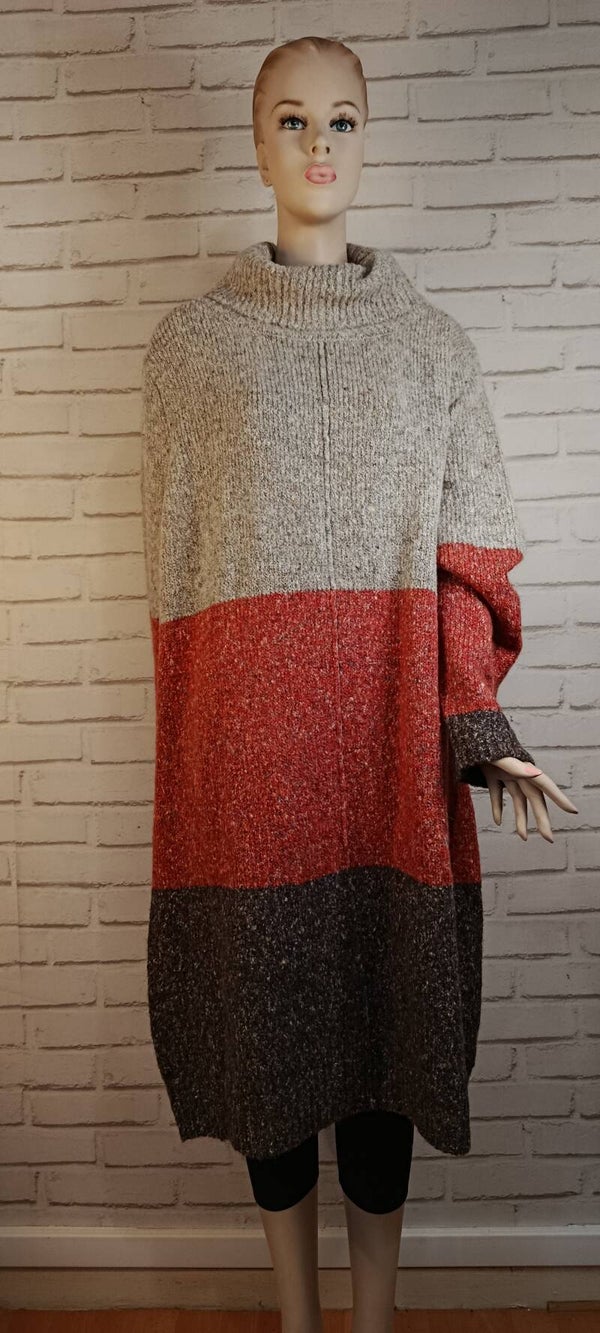 Robe pull à col roulé