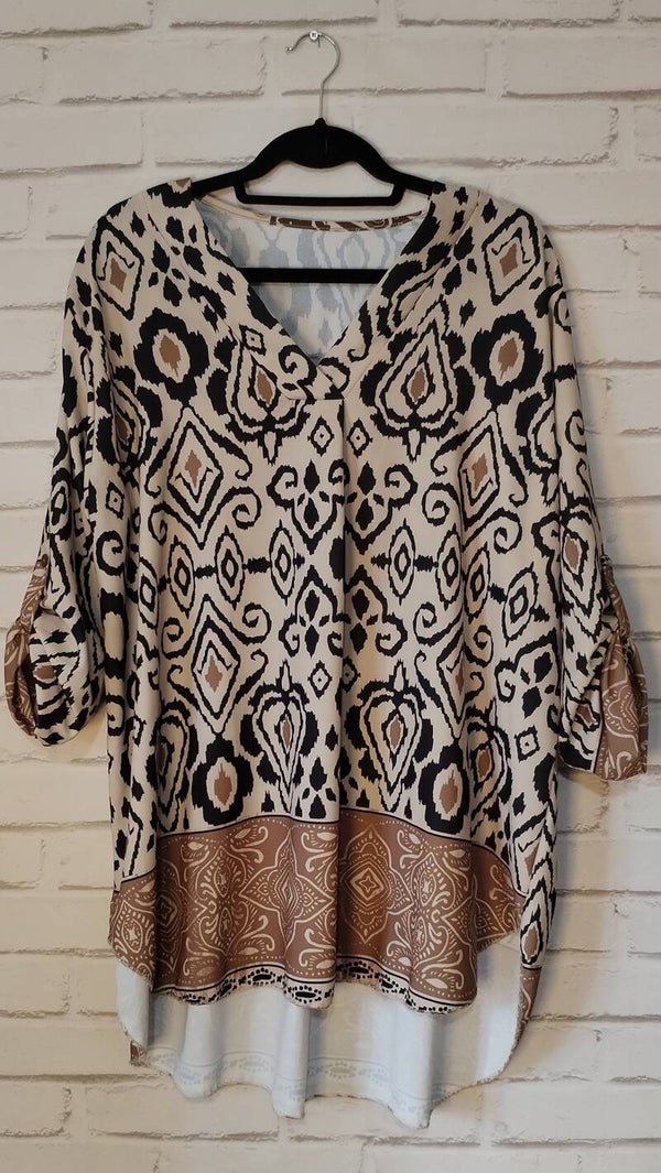 Tunique à motifs