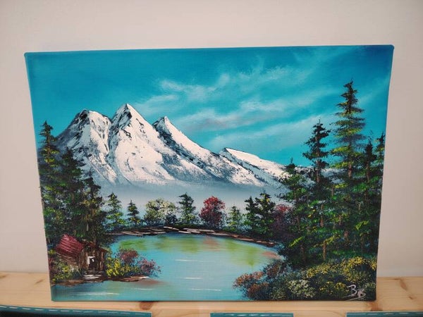 Hütte am See