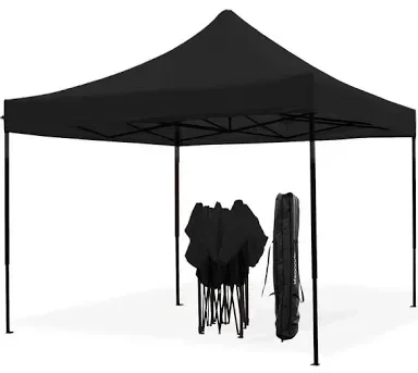 Partytent zwart 3×3