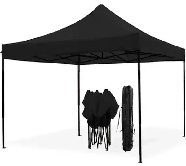Partytent zwart 3×3