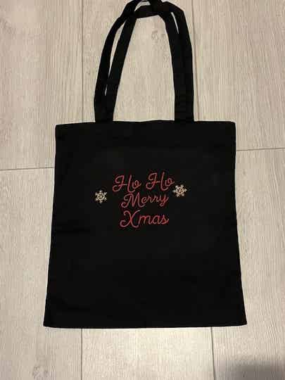 kersttas met tekst