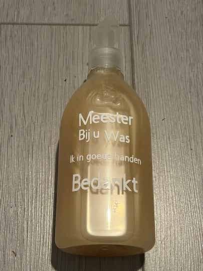 Bedankt juf of meester handzeep