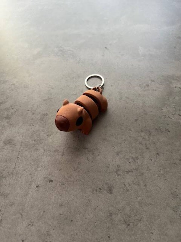 Capibara sleutelhanger