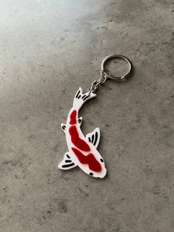 koi kohaku sleutelhanger