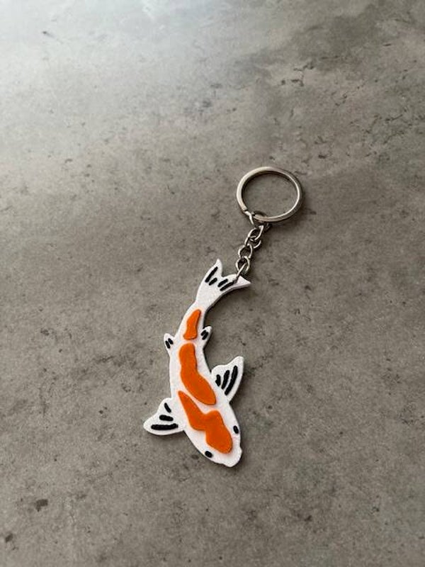 koi kohaku sleutelhanger
