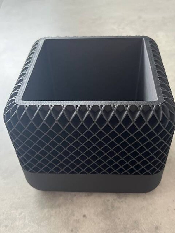 bloempot middel vierkant 11x 11cm