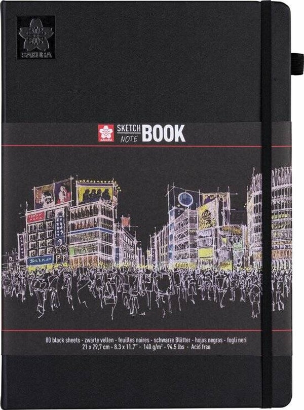 Sakura Schetsboek -A4 - Zwart