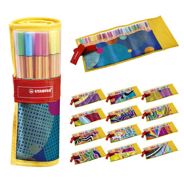 Stabilo fineliner point 88 roletui - 25 kleuren