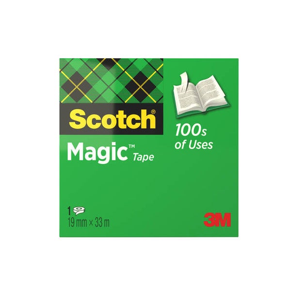 Plakband Scotch Magic 810 19mmx33m onzichtbaar mat