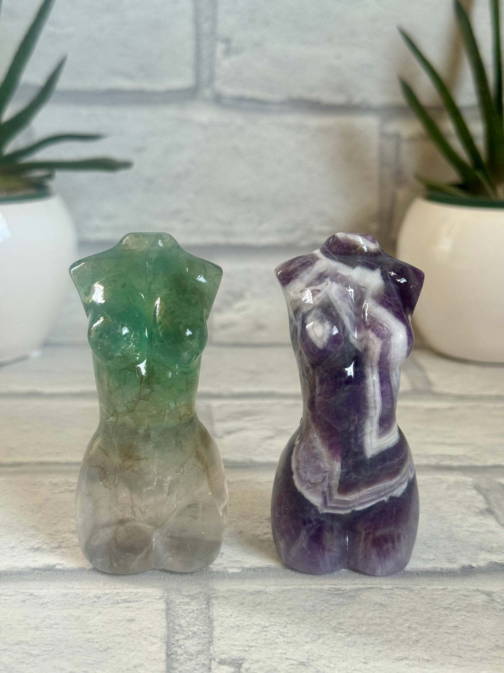 Fluorite and Dream Amethyst Lady Bodies ✨