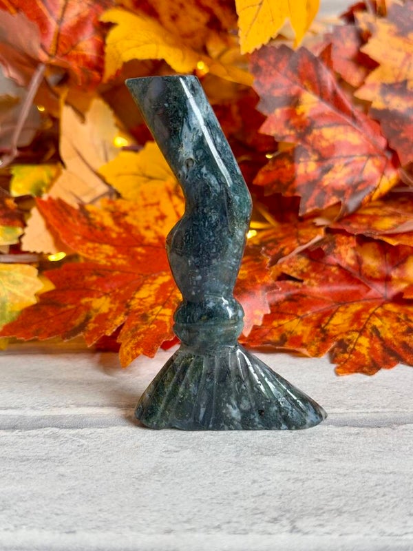 Witch Broom Carving ✨