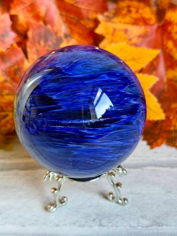 Blue Smelting Quartz Sphere ✨