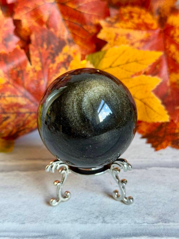 Golden Obsidian Sphere ✨