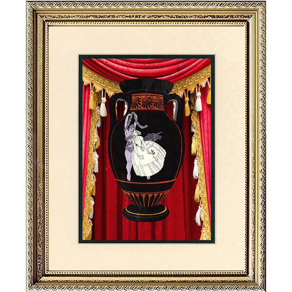 Ballet Vase Print VIII