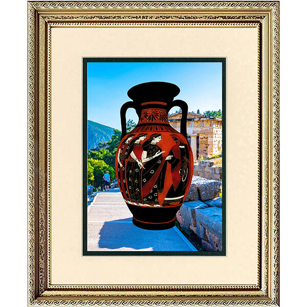 Ancient Vase Print VII