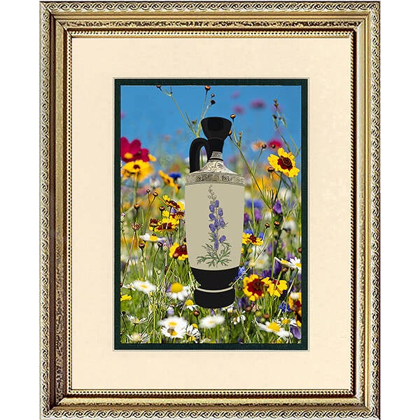 Flower Art Vase Print IV