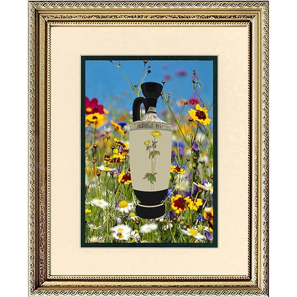 Flower Art Vase Print IX