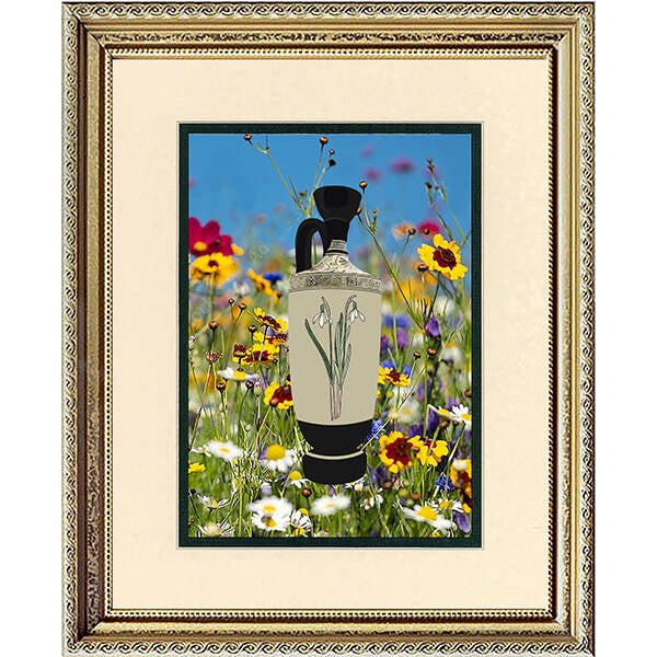 Flower Art Vase Print X