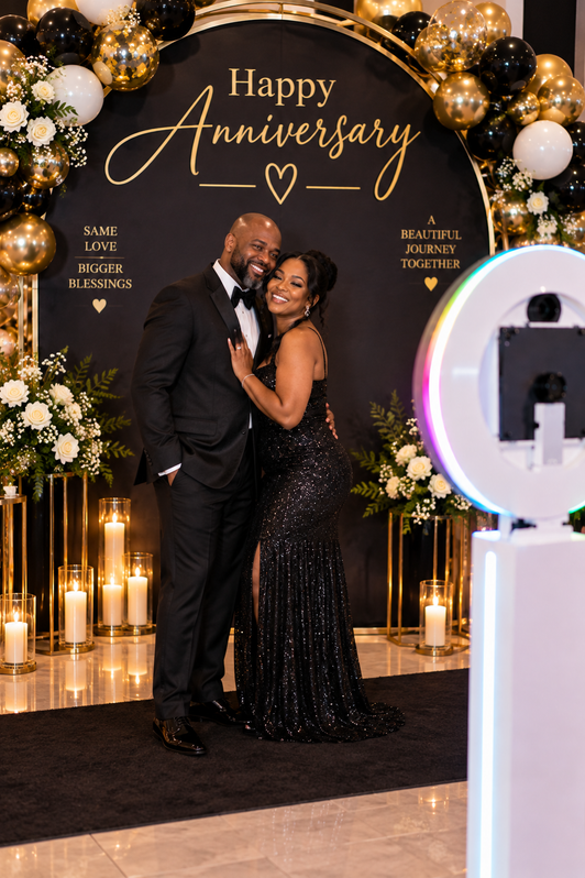 Celebrations and Milestones photo booth event