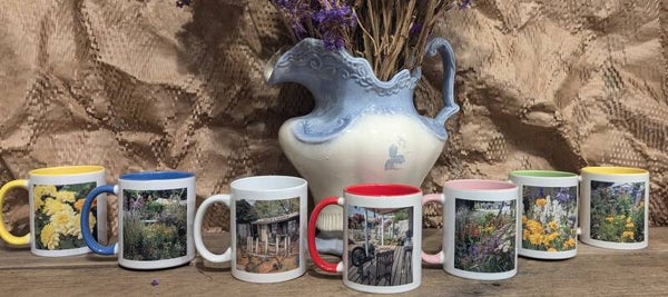 Inspirational garden mug
