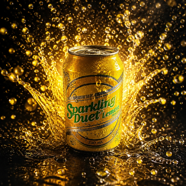 Soft Drink. (Sparkling Duet "Lemon")