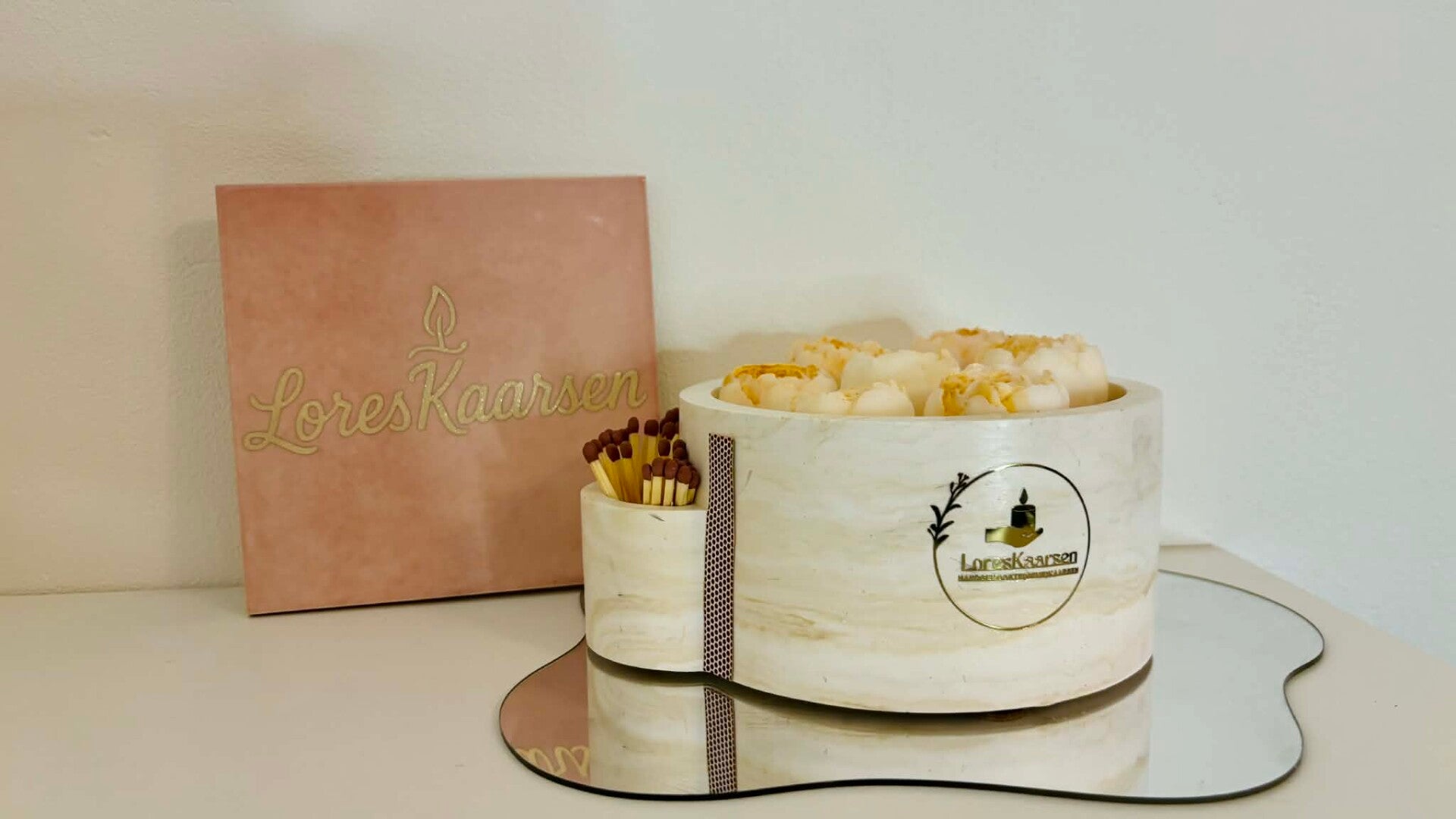 Luxueuze kaarsenpot
