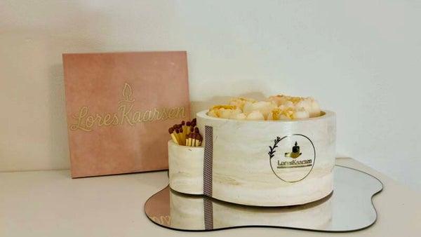 Luxueuze kaarsenpot