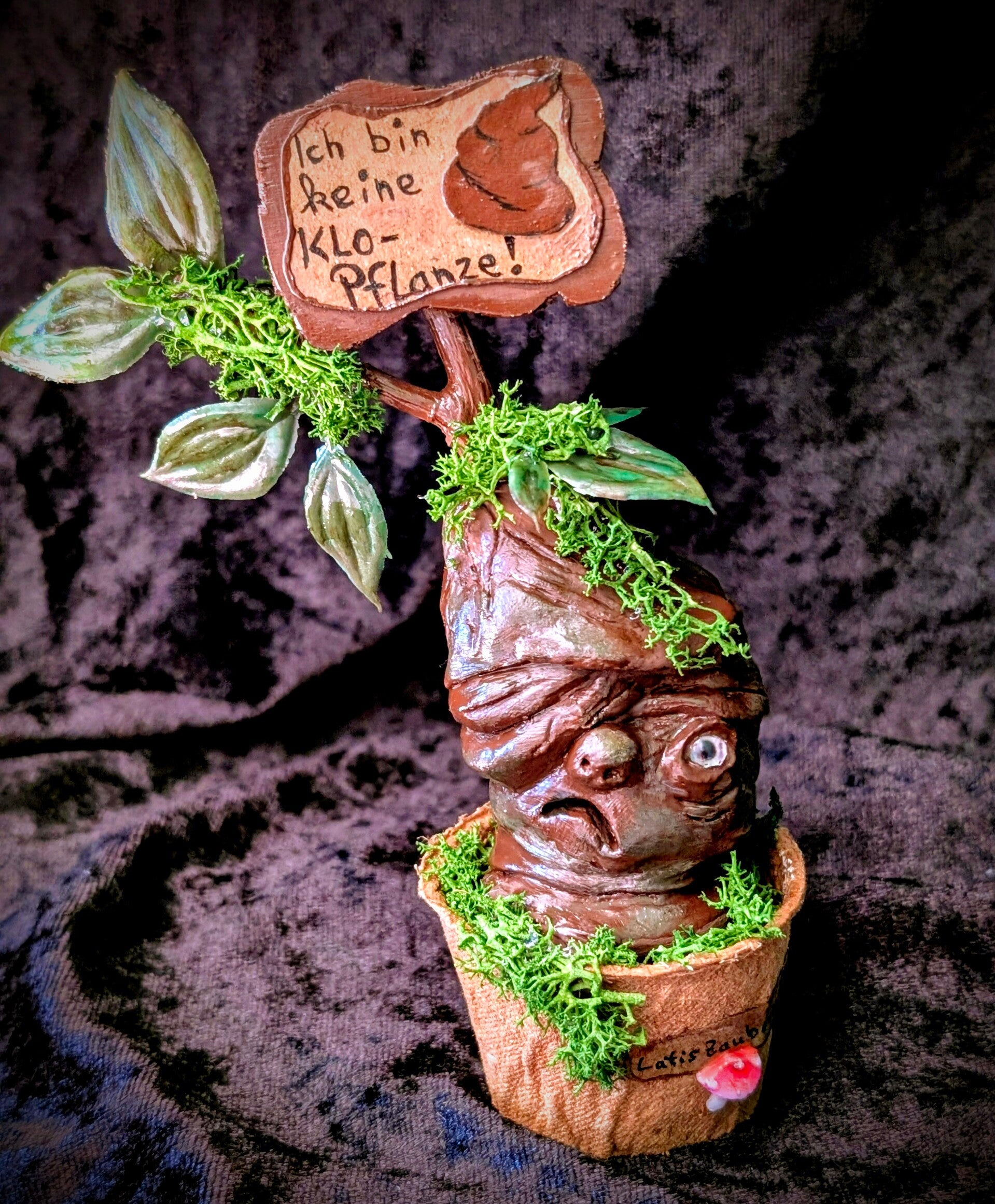 beleidigte Klo-Pflanze 💩