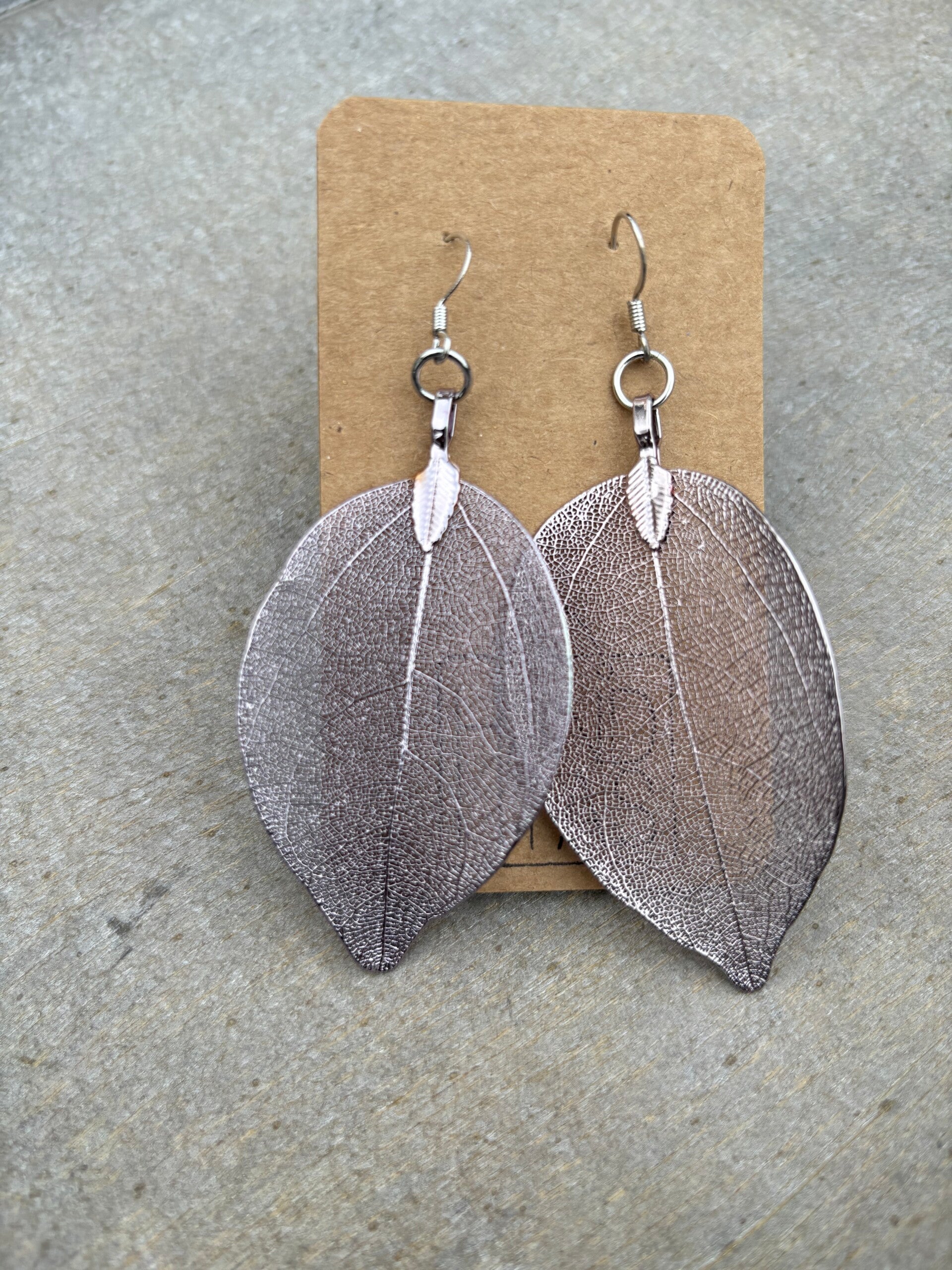 Licht paars blad met zilverkleur