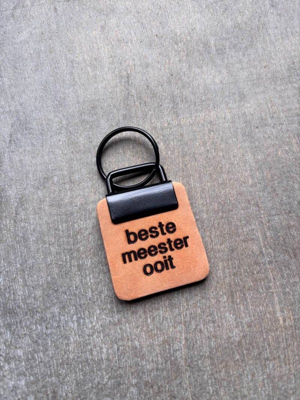 Sleutelhanger beste meester ooit