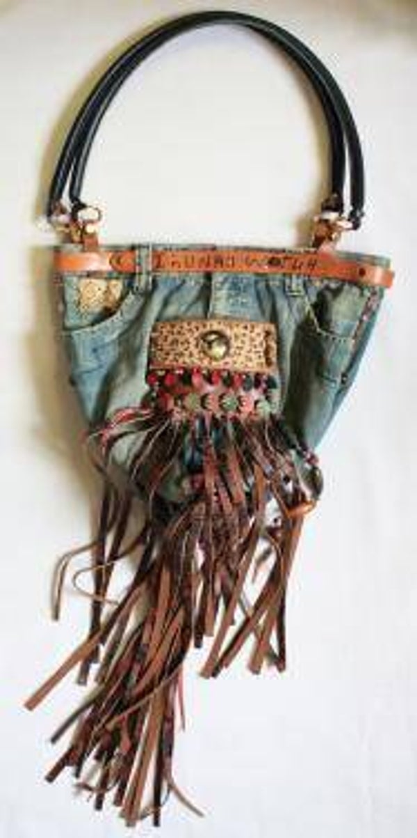 Sac Jean et lanières vieux cuir