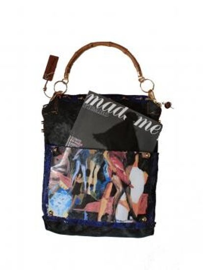 Porte-Sac à Main Pliable Nacre Patchwork Coréen - Accroche Sac Élégant Pour Table