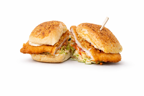 Putenschnitzel Sandwich