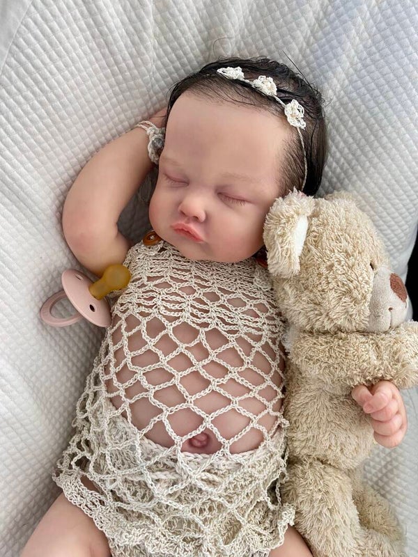 Poupon bébé reborn ANGELINA by Shi Mrofka authentique Neuf